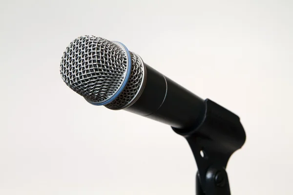 Sensitive condenser microphone recording instruments — Stock Photo, Image
