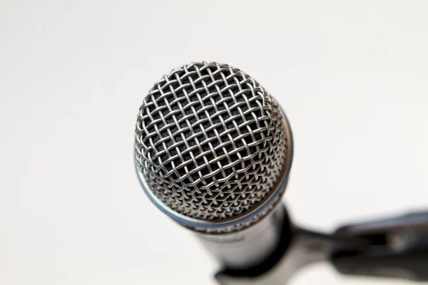 Sensitive condenser microphone recording instruments — Stock Photo, Image