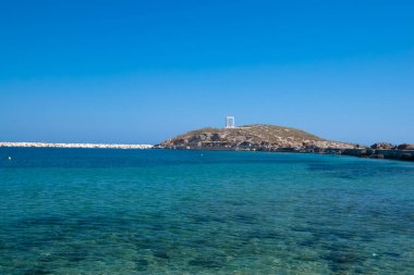 Yunanistan 'ın Naxos adasındaki Plaka plajı