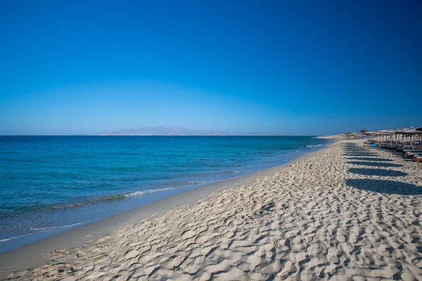 Yunanistan Naxos Adasındaki Plaka Plajı — Stok fotoğraf
