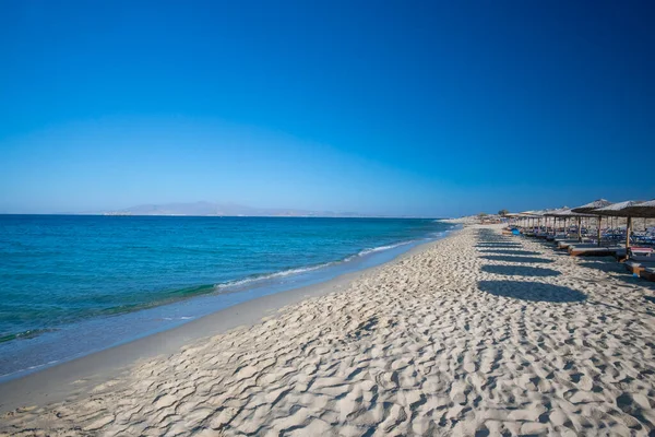 Yunanistan Naxos Adasındaki Plaka Plajı — Stok fotoğraf