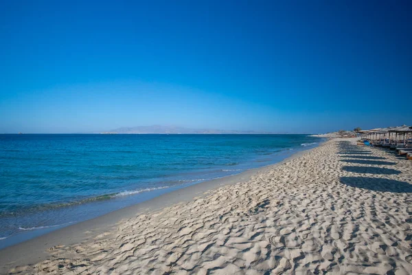 Playa Plaka Isla Naxos Grecia — Foto de Stock