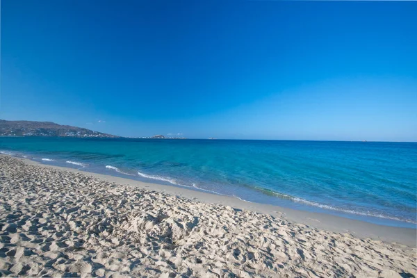 Playa Plaka Isla Naxos Grecia — Foto de Stock