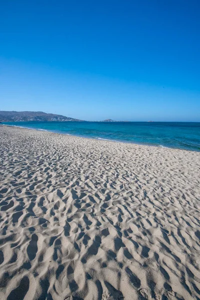 Yunanistan Naxos Adasındaki Plaka Plajı — Stok fotoğraf