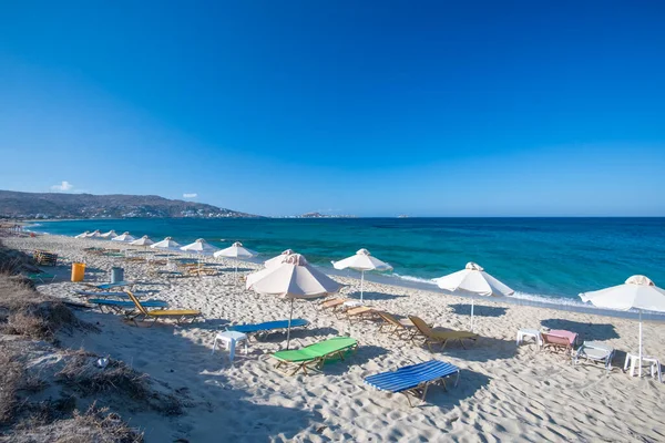 Plaka Strand Naxos Insel Griechenland — Stockfoto