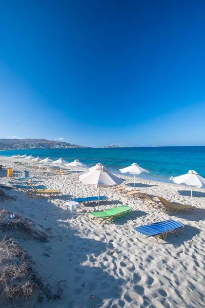 Playa Plaka Isla Naxos Grecia — Foto de Stock