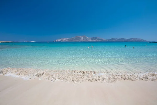 Schönes Blaues Und Türkisfarbenes Wasser Strand Der Koufonisia Inseln Griechenland — Stockfoto