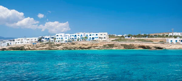 Belles Eaux Bleues Turquoise Plage Des Îles Koufonisia Grèce 2020 — Photo