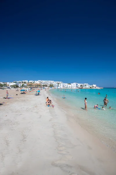 Belles Eaux Bleues Turquoise Plage Des Îles Koufonisia Grèce 2020 — Photo