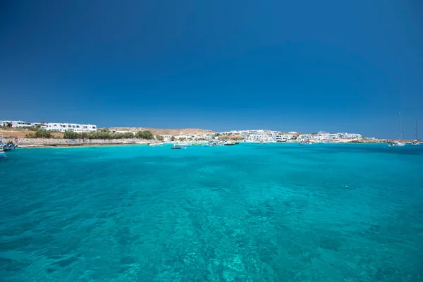 ギリシャ コフォニジア諸島のビーチで美しい青とターコイズブルーの海2020 — ストック写真