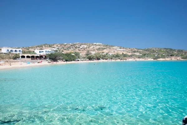 Hermosas Aguas Azules Turquesas Playa Las Islas Koufonisia Grecia 2020 —  Fotos de Stock