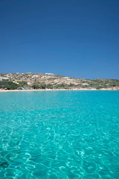 Hermosas Aguas Azules Turquesas Playa Las Islas Koufonisia Grecia 2020 —  Fotos de Stock