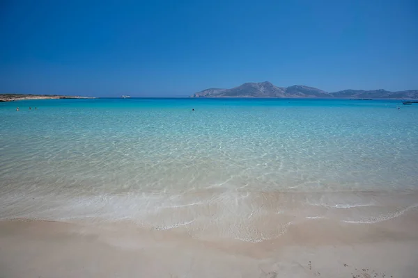 Hermosas Aguas Azules Turquesas Playa Las Islas Koufonisia Grecia 2020 —  Fotos de Stock