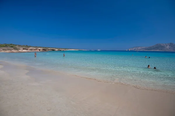 Hermosas Aguas Azules Turquesas Playa Las Islas Koufonisia Grecia 2020 — Foto de Stock