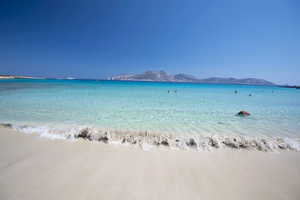 Schönes Blaues Und Türkisfarbenes Wasser Strand Der Koufonisia Inseln Griechenland — Stockfoto