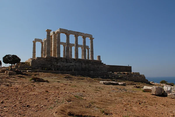 Capo Sounion in Grecia — Foto Stock