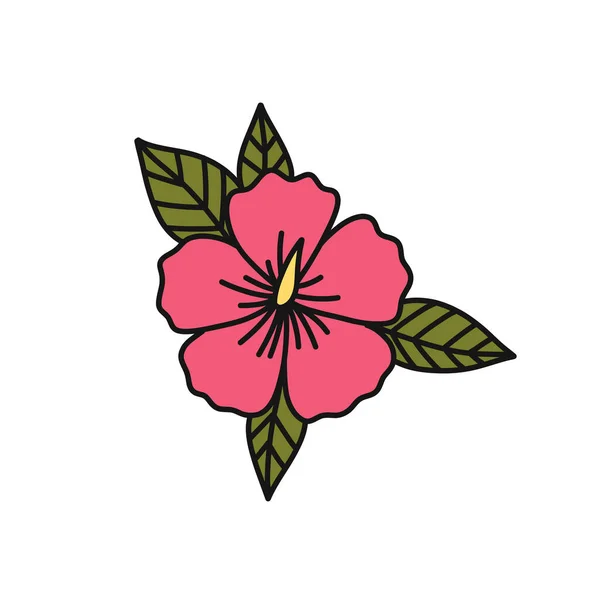 Иконка Цветка Мугунхва Векторная Иллюстрация — стоковый вектор