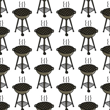 Izgarasız karalama deseni, vektör illüstrasyonu