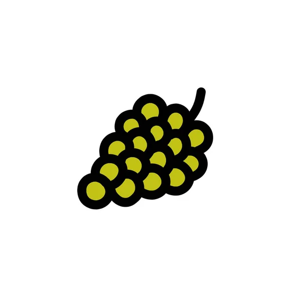 Grape Doodle Icon Vector Illustration — 스톡 벡터