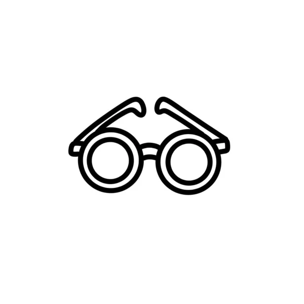 Brillen Doodle Symbol Vektorillustration — Stockvektor