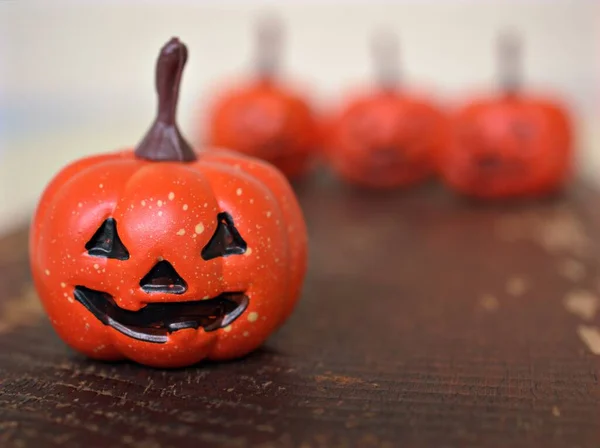 Happy Halloween Oranje Pompoen Viering Oktober Voor Achtergrond Behang Kaart — Stockfoto