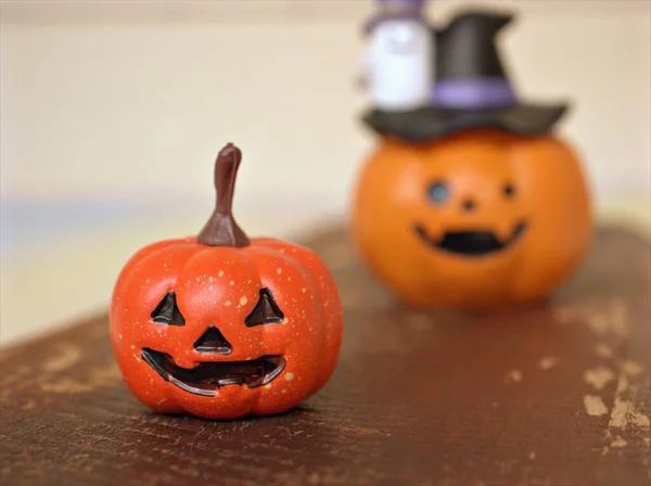 Happy Halloween Oranje Pompoen Viering Oktober Voor Achtergrond Behang Kaart — Stockfoto