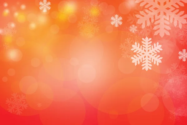 크리스마스와 2021 배경에 내리는 겨울과 주황색 배경에 동그라미 — 스톡 사진