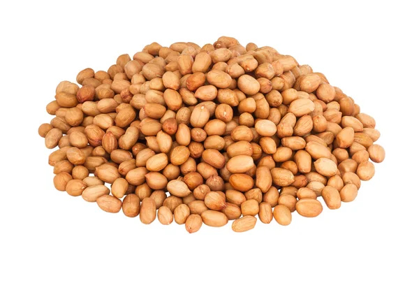 Peanut Isolated White Background Raw Food Health Concept — Stock Photo, Image