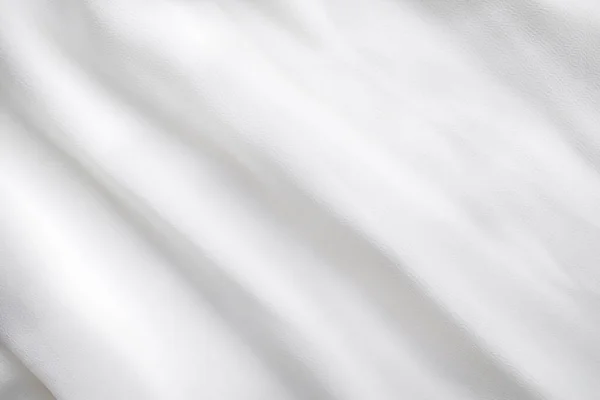 Білий Тканинний Бавовняний Фон Відображати Абстрактну Текстуру Розкішної Тканини Якої — стокове фото
