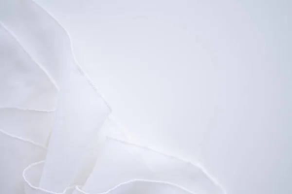 Белый Тканевый Фон Отображать Абстрактную Текстуру Роскошной Ткани Мягкой Волны — стоковое фото