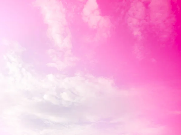 Cloud Pink White Rainbow Sky Pastel Abstract Gradient Blurred Soft — Stock Photo, Image