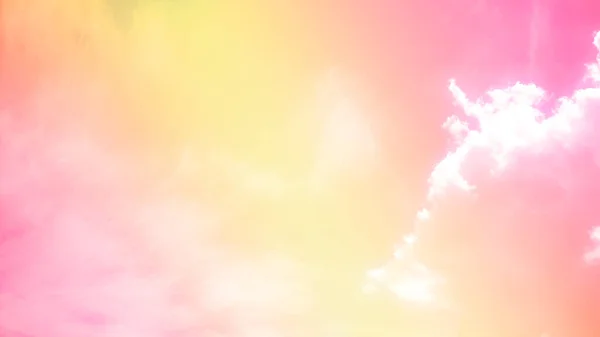 Хмарне Небо Пастельний Абстрактний Градієнт Розмитий Який Фокальний Навіс Помаранчевий — стокове фото