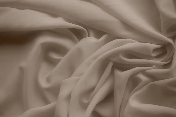 Szary Materiał Bawełniany Tło Wyświetlacz Abstrakcyjny Tekstury Luksusowe Tkaniny Fali — Zdjęcie stockowe