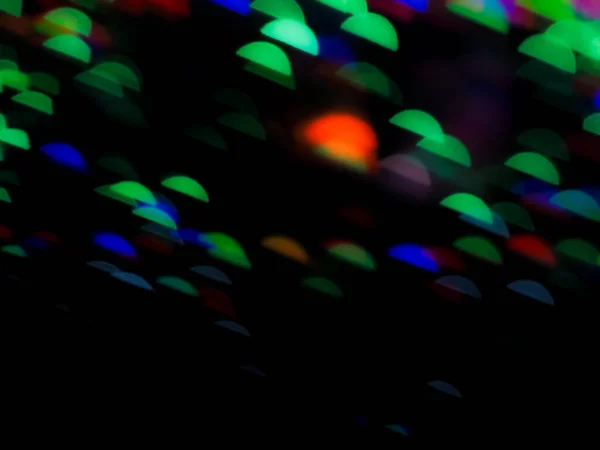 Colorful Blue Green Bokeh Background Happy New Year 2022 Abstract — Stock Photo, Image