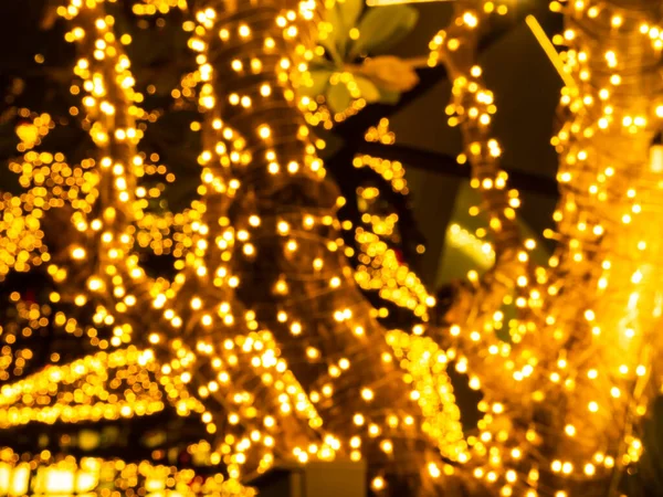 Gold Gelb Bokeh Hintergrund Frohes Neues Jahr 2022 Abstrakten Effekt — Stockfoto