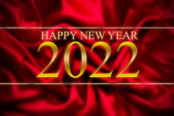 Рождеством Новым 2022 Годом Золотой Градиентный Текст Число Размытом Темно — стоковое фото