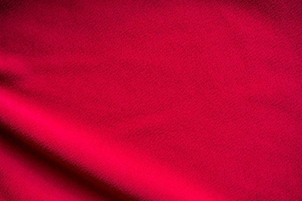 Panno Rosso Sfondo Decorazione Onda Tessuto Liscio Visualizzazione Sfondo Carta — Foto Stock