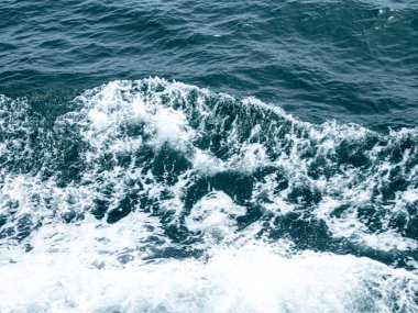 Okyanus Dokusunun Arkaplan Şablonu Su Mavi Deniz Denizcisi Soyut Yaz Gezisi Manzarası Grunge Dalgası Kıyı Duvar Kağıdı Turizm Tatil Kartı Arkaplan Suyu Açık.