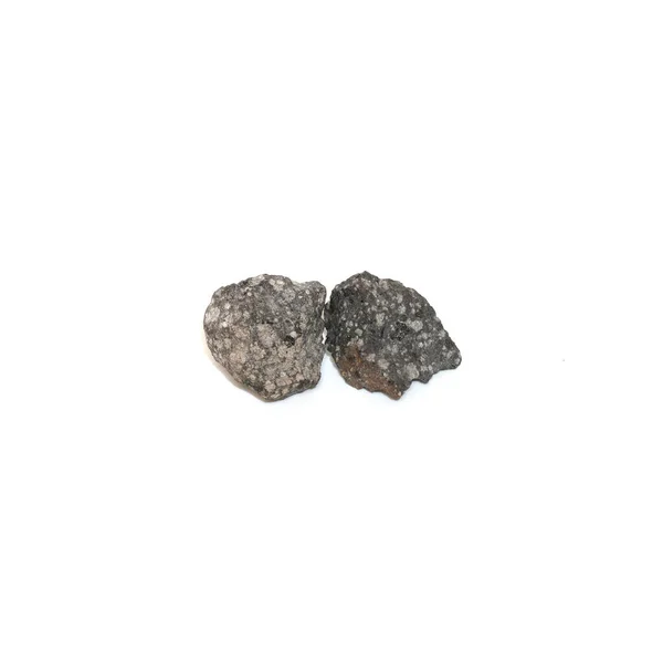 Solidified lava stone from Vesuvius volcano isolated on white background — Stock Photo, Image