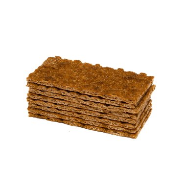 Beyaz arka planda izole edilmiş karabuğday gevreği. Tasarım ögeleri