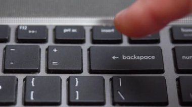 Arka boşluk tuşuna bas, dizüstü bilgisayarı kapat