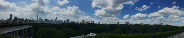 New York Skyline vom Dach des Metropolitan Museum — Stockfoto