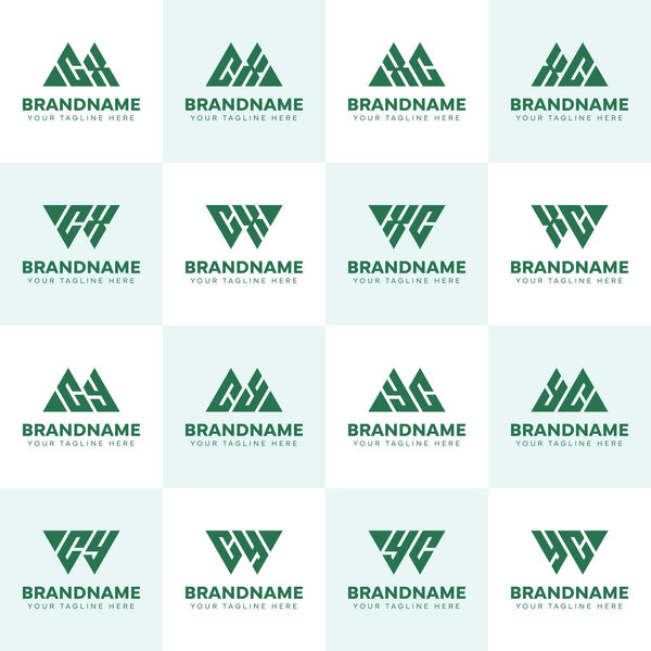 Letters MCX WCX MCY WCY CX CY, suitable for any business