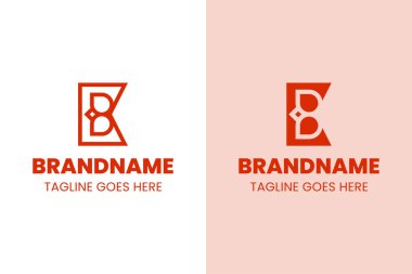 K Çiçeği Doğal Logo Seti, güzelliği, doğayı ve büyümeyi simgeliyor.