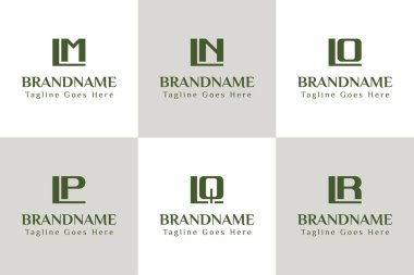 LM LN LP LQ LQ Monogram Logosu, ML NL OL PL QL RL harfleri için