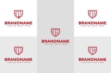 Harfler YV YW YX YY YZ Kalkan Hattı Logosu, VY WY XY YY Baş harfleri için