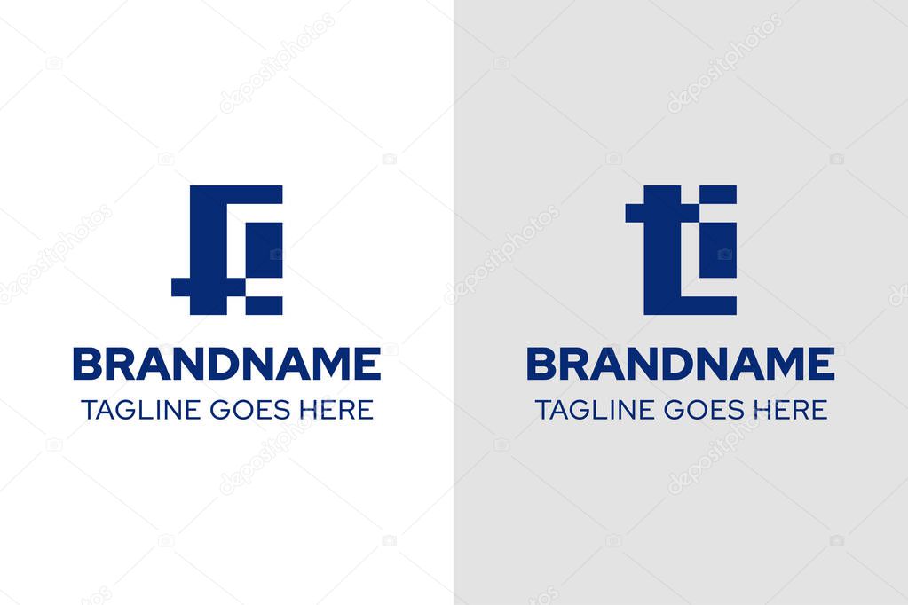 Letters FI TI Monogram Logo, symbolizing balance, unity, and modern professionalism