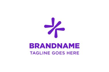 VIA ya da VA Kelebek Logosu, VIA VA AV baş harfleri olan her işletme için uygundur.