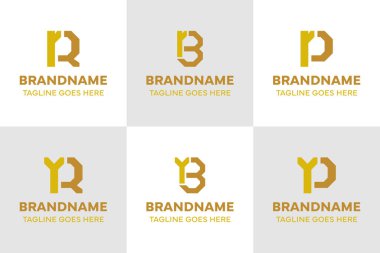 RR YR RB YB RP YP Monogram Logo Set, RR YR RY RB RR RR RR RP PR YP PY baş harfleri