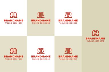 Harfler RTR RVR RXR RYR RZR Monogram Logosu Ayarlandı